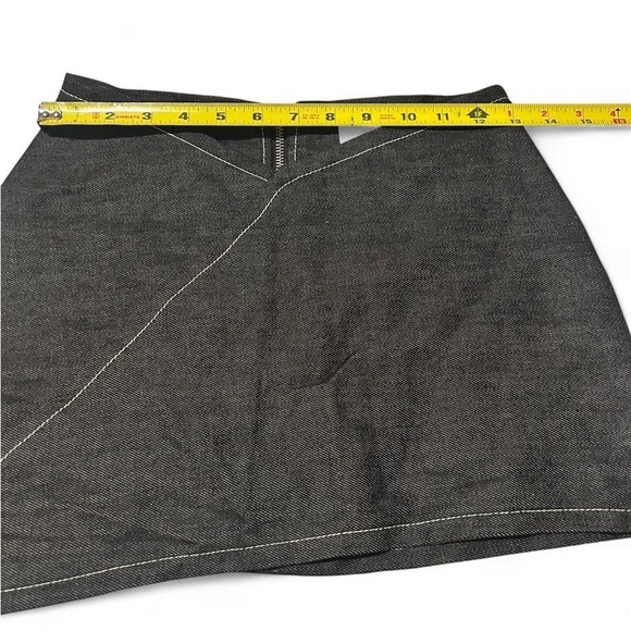 Y2K asymmetrical micro mini denim skirt ✦ Sami Miro Vintage ✦ XS - Picture 3 of 5
